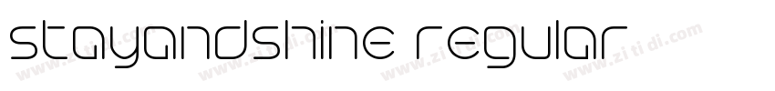 stayandshine regular字体转换 stayandshine regular字体转换